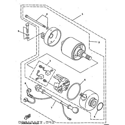 STARTING MOTOR SET