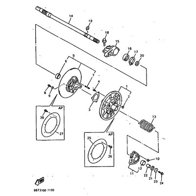 SHAFT, SECONDARY