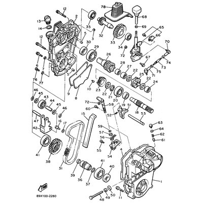 SPROCKET, CHAIN DRIVEN