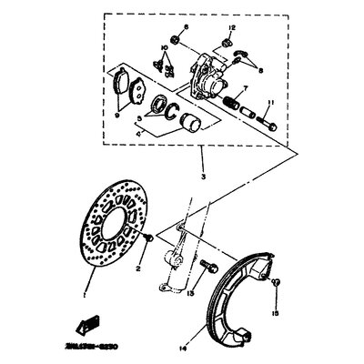 BREMSSATTEL KOMPL.(L)