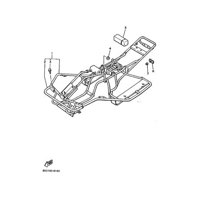 BOLT, WITH WASHER(85G)