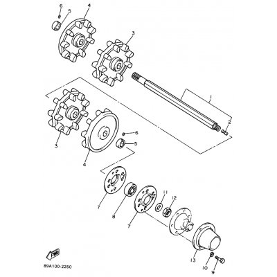 WHEEL, SPROCKET 1