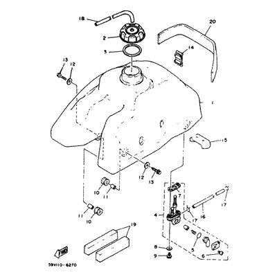 FUEL TANK SET (59V)