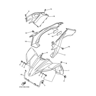 FRONT FENDER COMP. 2