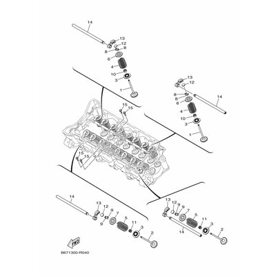 HALTER, VENTILFEDER