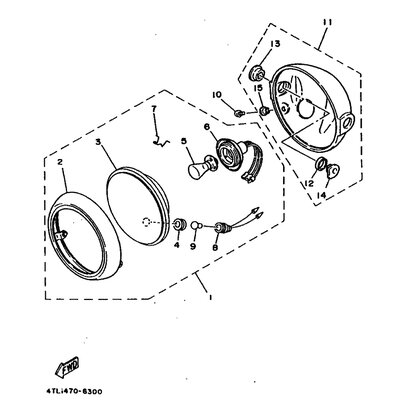 RING, SCHEINWERFER