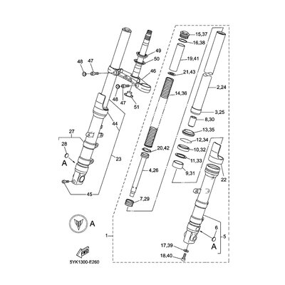 Yamaha Teil 5YKF33940000