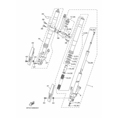 Yamaha Teil 5PX238440000