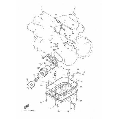 Yamaha Teil 2S3130160000