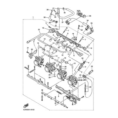 Yamaha Teil 5JW142950100