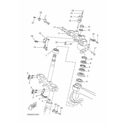 Yamaha Teil 22BF331W0000