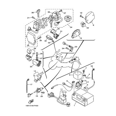 Yamaha Teil 5KN8252U0000