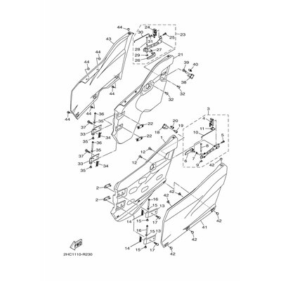 LEVER, LATCH 1