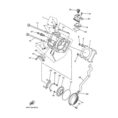 Yamaha Teil 2P51112F0000