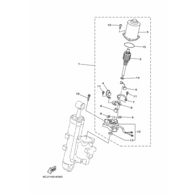 Yamaha Teil 69W4380F0000