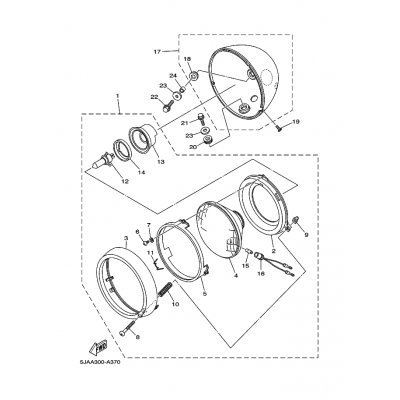 RINGKRANZ, SCHEINWERFER