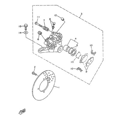 BREMSSCHEIBE, HINTEN 2