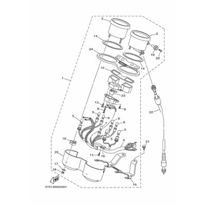 FUEL METER MOVEMENT ASSY