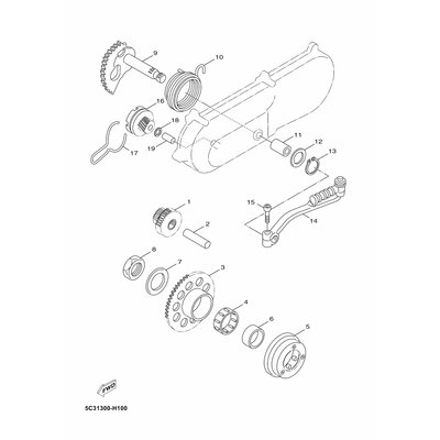 Yamaha Teil 9502M0602500