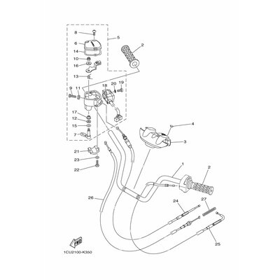 THROTTLE LEVER ASSY