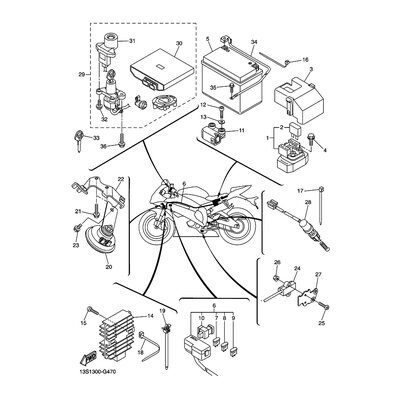 MAIN SW. IMMOBILIZER KIT