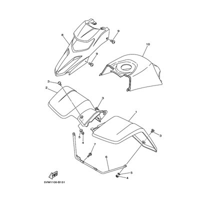 FRONT FENDER COMP. 2