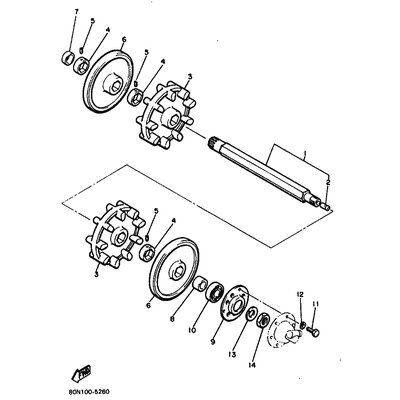 WHEEL, GUIDE 1