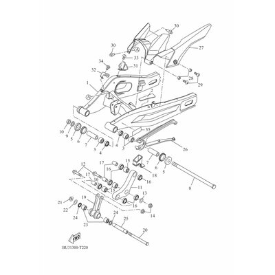 HALTER, BREMSSCHLAUCH