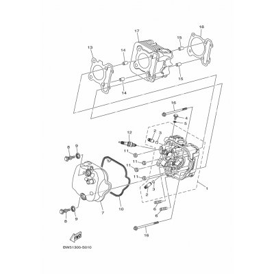 BOLT, COVER HEAD