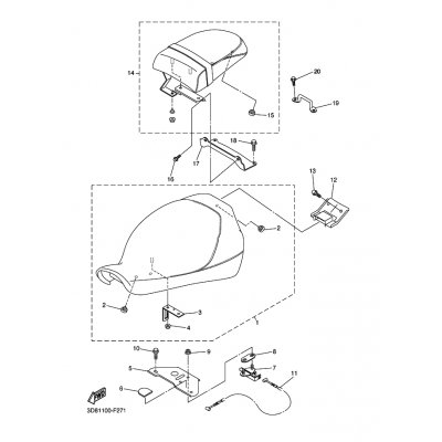 Yamaha Teil 3D82475R0000