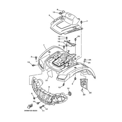 Yamaha Teil 5KM2193A0000