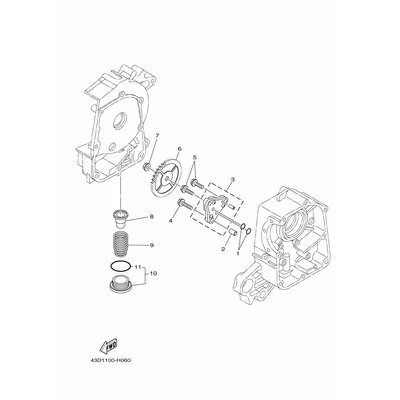 Yamaha Teil 43DE119A0000