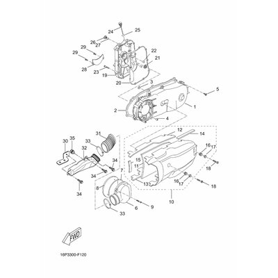 BRACKET, SERVO MOTOR