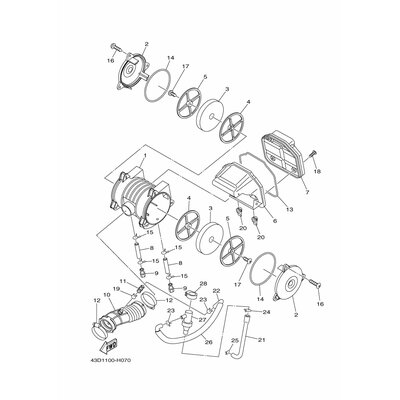 Yamaha Teil 43DE67390000