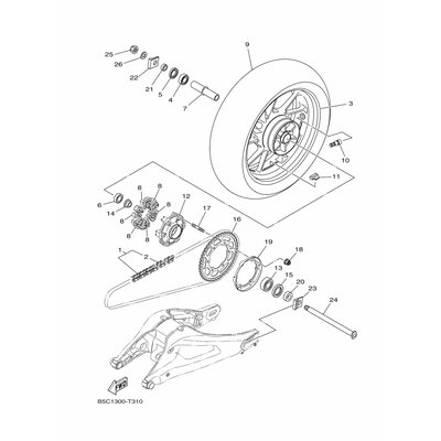 SET, CHAIN (DID525V11-118)