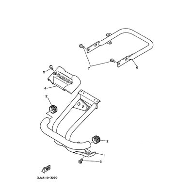 BAR, CARRY REAR