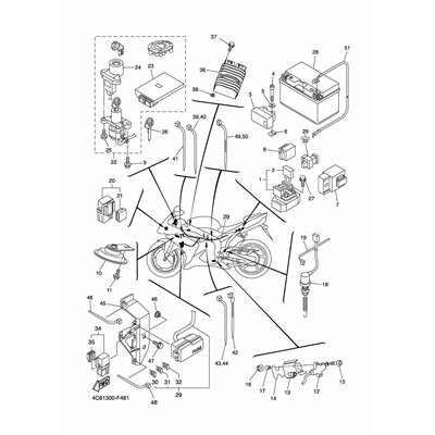 Yamaha Teil 4C8W82500000