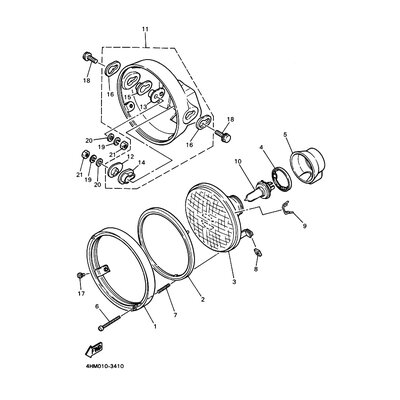 RINGKRANZ, SCHEINWERFER