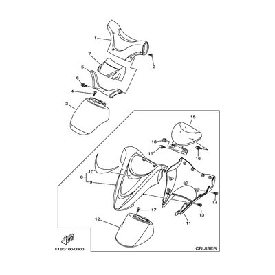 Yamaha Teil F0DU143E0100