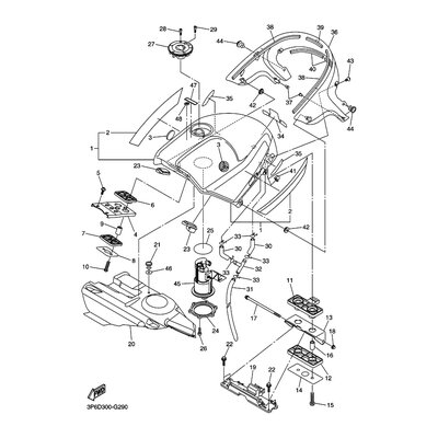 Yamaha Teil 3P6Y24100004