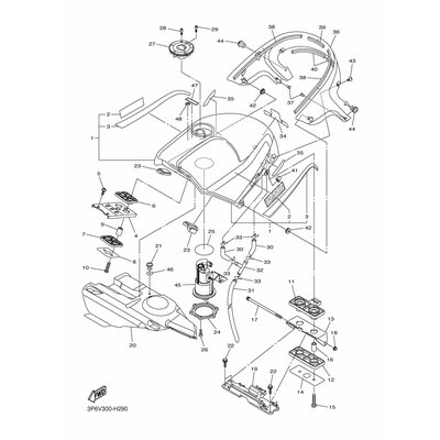 Yamaha Teil 3P6Y24100006