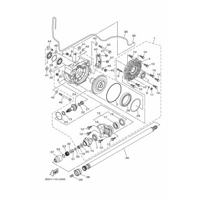 BRKT., RR. AXLE