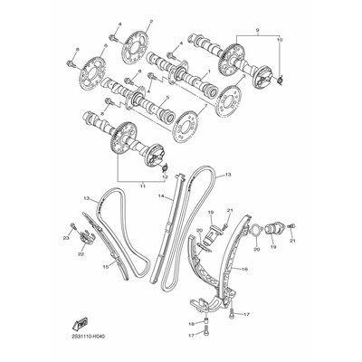 Yamaha Teil 2S3115540000