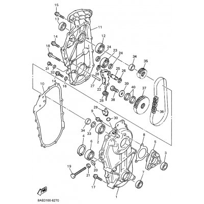 SPROCKET, CHAIN DRIVEN (39T