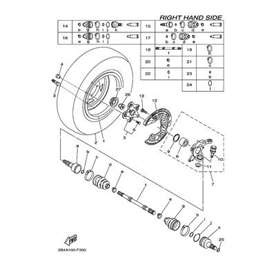 Yamaha Teil 3B42518E0000