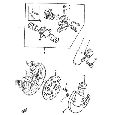 BREMSSATTEL KOMPL.(L)