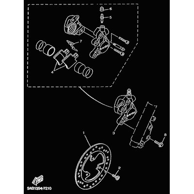 BREMSSATTEL KOMPL.(L)