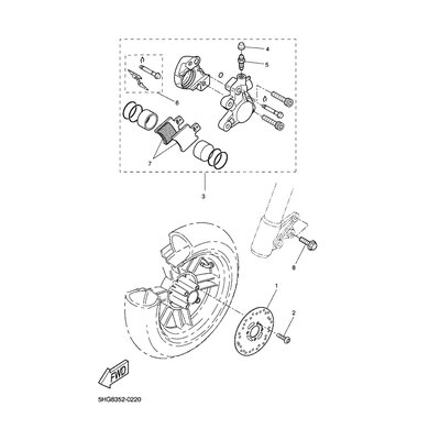 BREMSSATTEL KOMPL.(L)