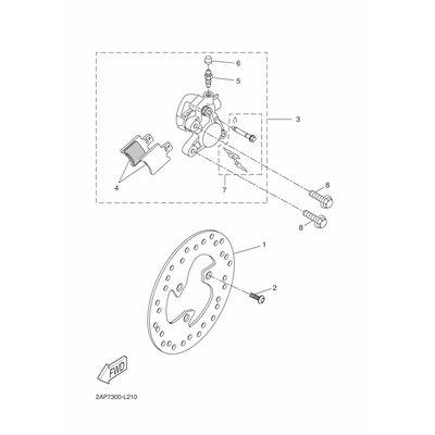 BREMSSATTEL KOMPL.(L)