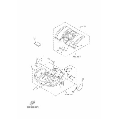 Yamaha Teil 4XEF15391000